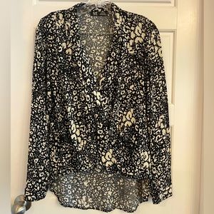 Zara Trf Collections Long Sleeve Blouse / Top